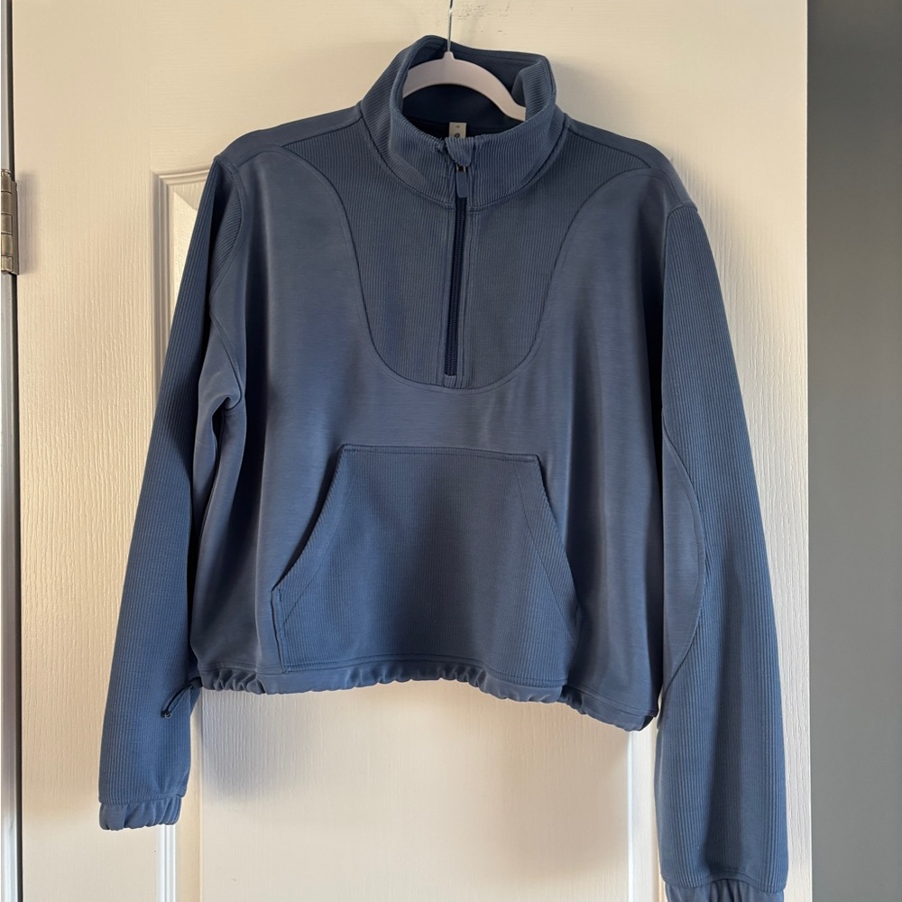 lululemon athletica Slate Blue Half-Zip Pullover